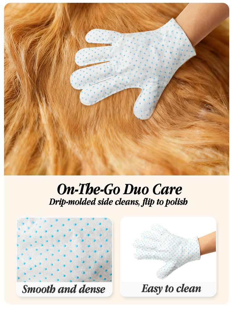 Anti-Slip Pet Glove 6pcs - Hair Removal & Grooming