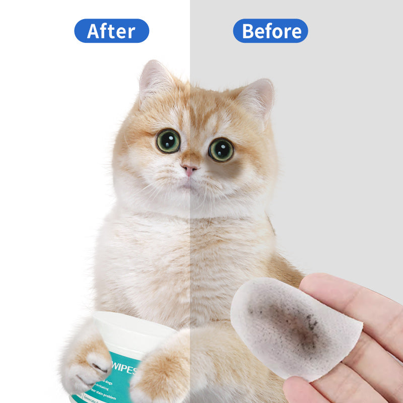 Pet Eye Wipes 100ct - Tear Stain Remover for Dogs & Cats
