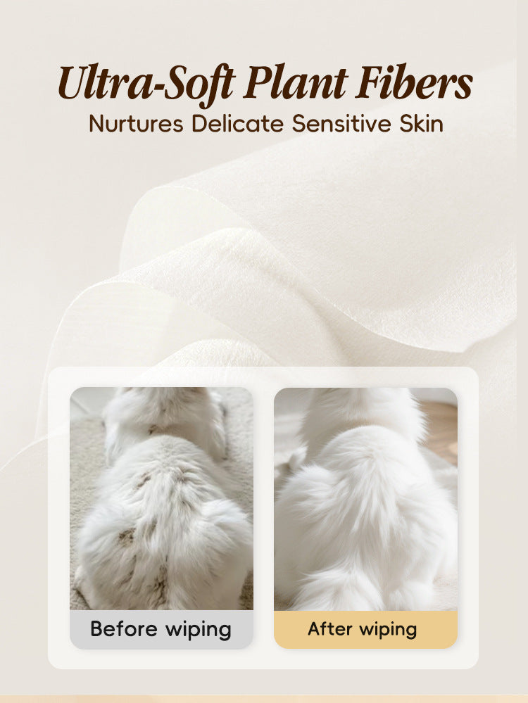 Flushable Dog Butt Wipes 12ct - Toilet Safe Pet Hygiene Wipes