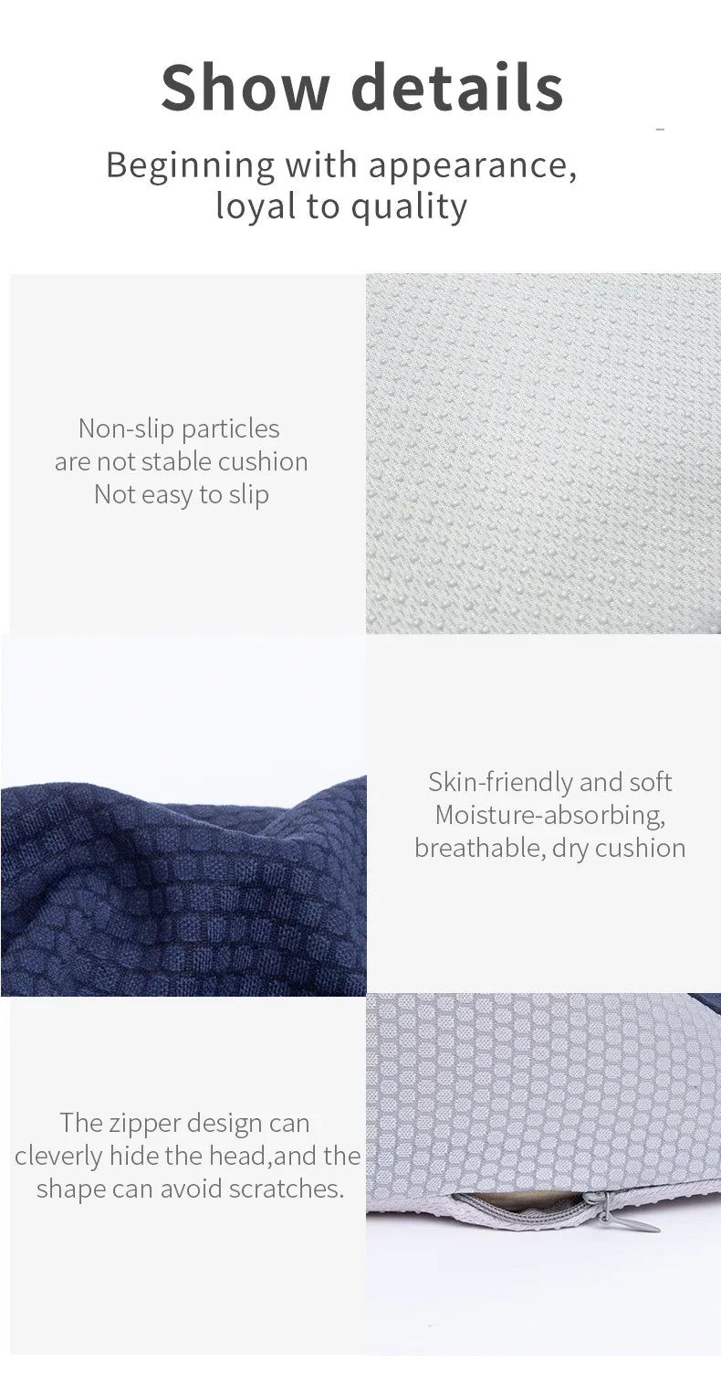 Comfort Memory Foam Office Chair Seat Cushion Pain Relief for Coccyx Hemorrhoid Tailbone Prostate Sciatica Pelvic Sores