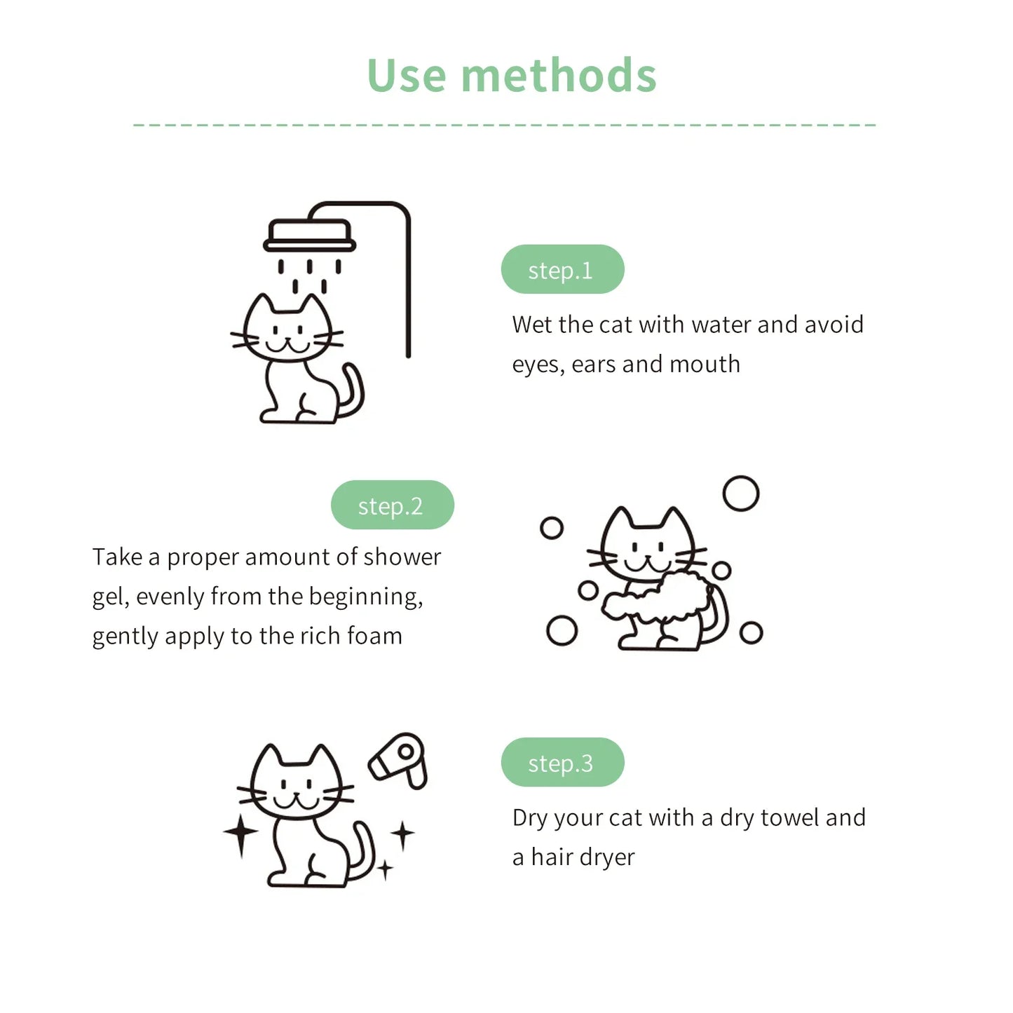 228ML Pet Grooming Shampoo