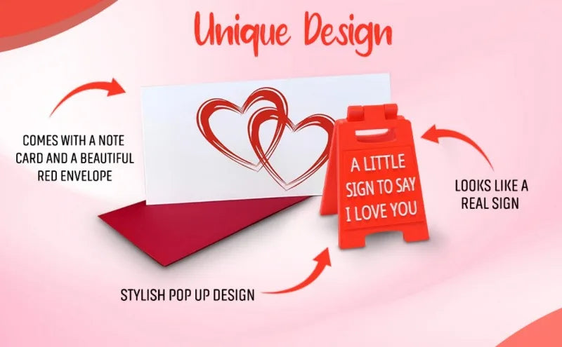 Valentines Day Gifts Romantic I Love You Sign Fun Boyfriend Valentine Day Gift Cute Birthday, Wedding Gift for Girlfriend, Wife