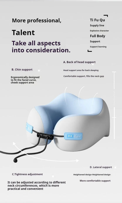 U Shaped Memory Foam Neck Pillows Soft Travel Pillow Massage Neck Pillow Sleeping Airplane Pillow Cervical Healthcare Bedding