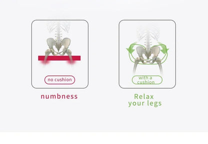 Comfort Memory Foam Office Chair Seat Cushion Pain Relief for Coccyx Hemorrhoid Tailbone Prostate Sciatica Pelvic Sores