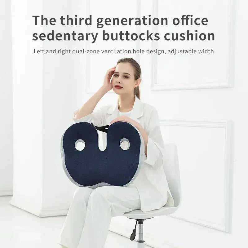 Comfort Memory Foam Office Chair Seat Cushion Pain Relief for Coccyx Hemorrhoid Tailbone Prostate Sciatica Pelvic Sores