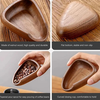 1 Set Coffee Bean Dosing Cup Coffee Bean Measuring Bowl and Spray Bottle Empty Small Powder Receiving Dish Dosing Cup