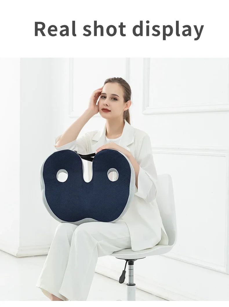 Comfort Memory Foam Office Chair Seat Cushion Pain Relief for Coccyx Hemorrhoid Tailbone Prostate Sciatica Pelvic Sores