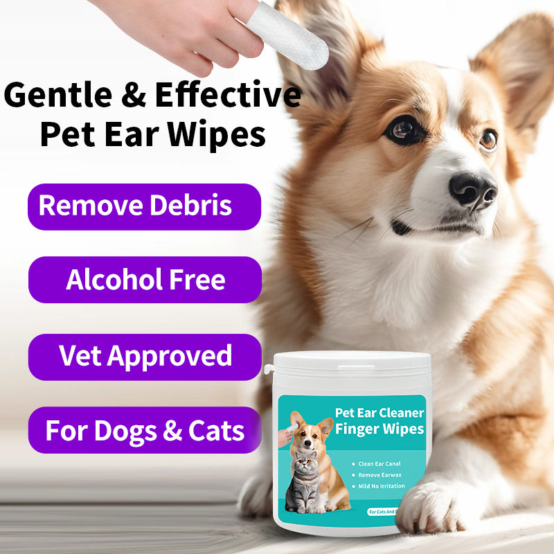 Pet Ear Cleaning Wipes 50ct - Green Tea Scent for Dogs