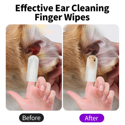 Pet Ear Cleaning Wipes 50ct - Green Tea Scent for Dogs