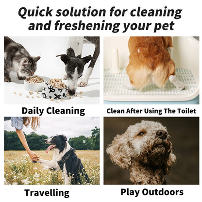 Pet Grooming Wipes 80ct - Large Pack Full Body Cleaning