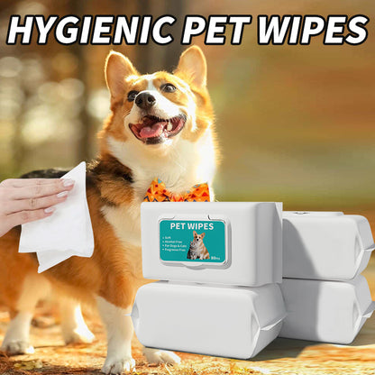 Pet Grooming Wipes 80ct - Large Pack Full Body Cleaning
